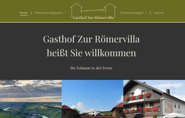Vorschau von www.roemervilla.de, Gasthof Zur Römervilla