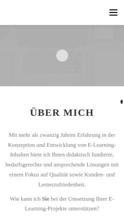 Vorschau der mobilen Webseite www.elearning-koeln.de, Kirsten Reichelt