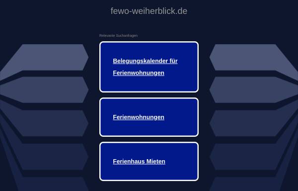 Vorschau von www.fewo-weiherblick.de, Ferienwohnung Weiherblick