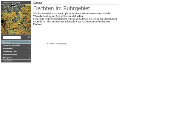 Vorschau von www.flechten-im-ruhrgebiet.de, Flechten im Ruhrgebiet
