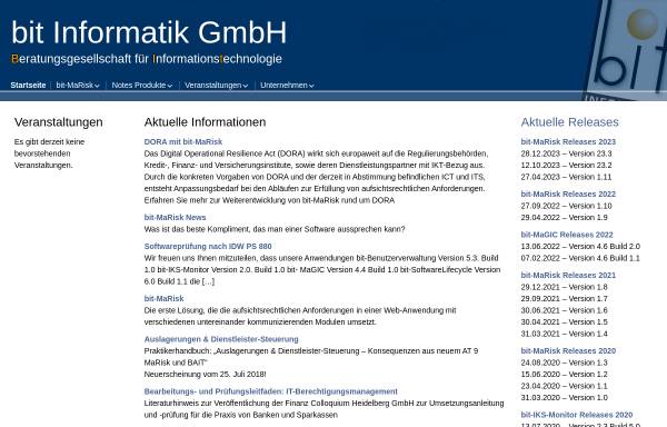 Vorschau von www.bit-informatik.de, Bit Informatik GmbH