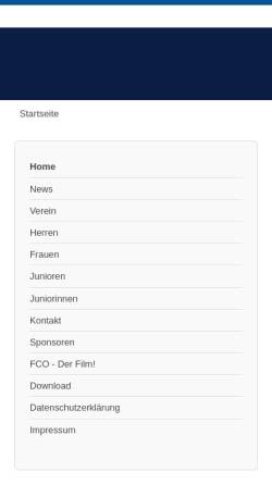 Vorschau der mobilen Webseite www.1fc-ohmstede.de, 1. FC Ohmstede