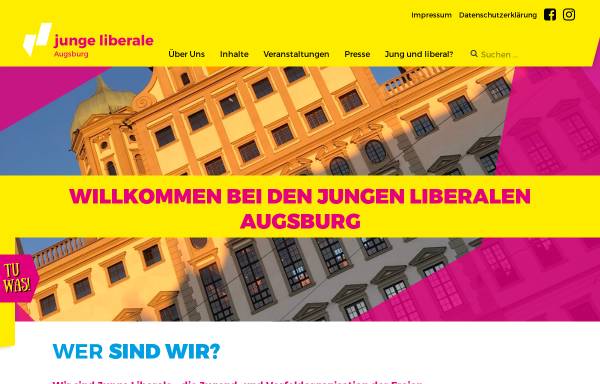 Vorschau von www.julis-augsburg.de, JuLis - Junge Liberale Augsburg