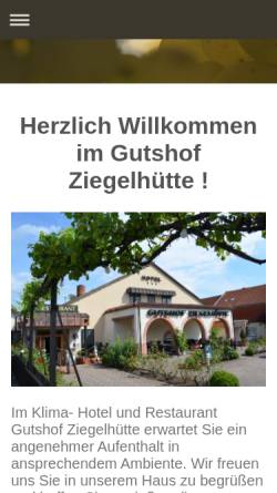 Vorschau der mobilen Webseite s410524528.website-start.de, Gutshof Ziegelhütte