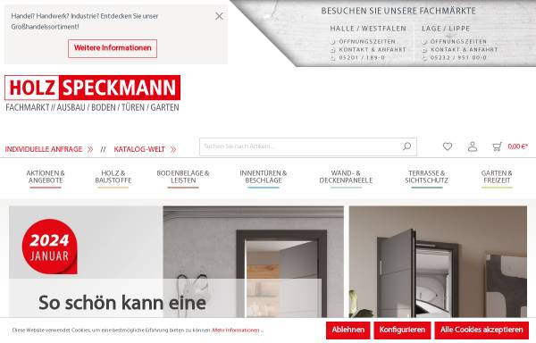Vorschau von www.holz-speckmann.de, Holz-Speckmann GmbH
