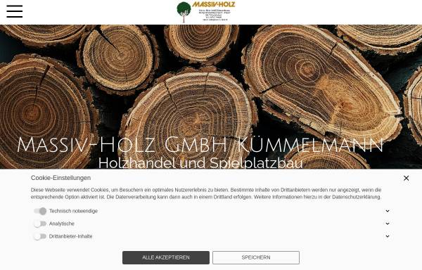 Vorschau von www.massiv-holz.de, Massiv-Holz GmbH
