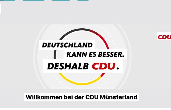 Vorschau von www.cdu-muensterland.de, CDU Bezirksverband Münsterland