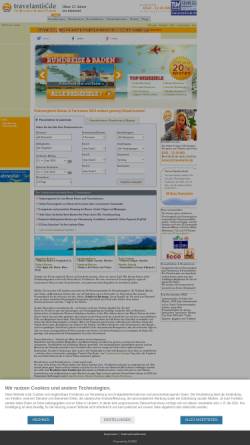 Vorschau der mobilen Webseite www.travelantis.de, Travelantis