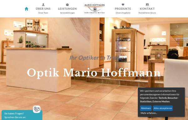 Vorschau von www.optik-mario-hoffmann.de, Optik Mario Hoffmann