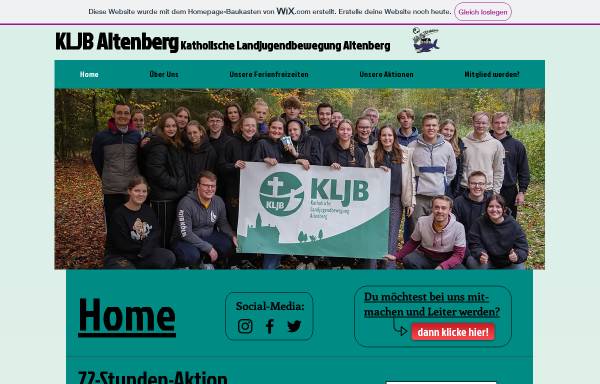 Vorschau von www.kljb-altenberg.de, Katholische Landjugendbewegung Altenberg
