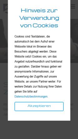 Vorschau der mobilen Webseite www.zink-druckguss.de, Dipl.-Ing. Siegfried Müller Druckgießerei