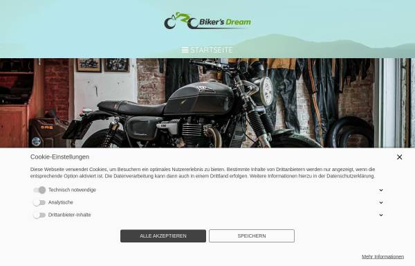 Vorschau von www.bikersdream-trier.de, Bikers Dream