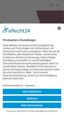 Vorschau der mobilen Webseite www.malerbetrieb-brach.de, Karl Brach GmbH