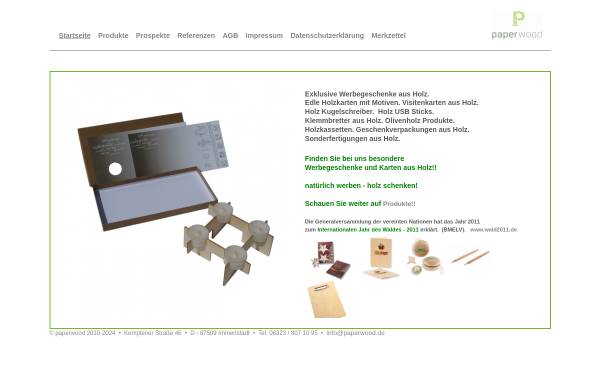 Vorschau von www.paperwood.de, Paperwood, Carola Strehletz