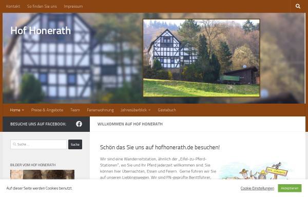 Vorschau von www.hofhonerath.de, Hof Honerath