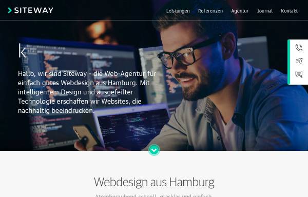 Vorschau von www.siteway.de, Contentas Webdesign
