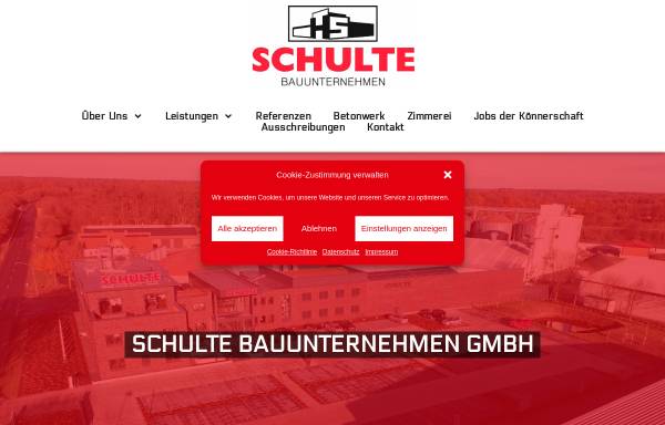 Vorschau von www.schulte-haseluenne.de, Schulte Bauunternehmen GmbH