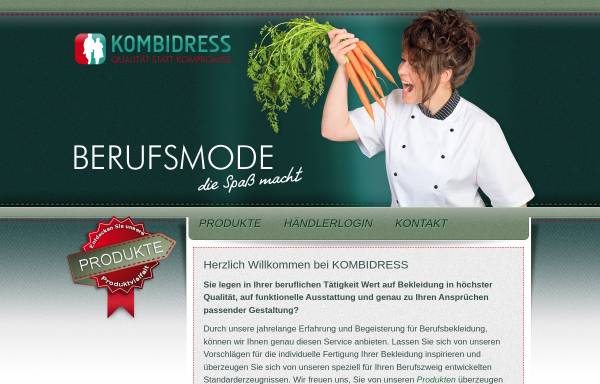 Vorschau von www.kombidress.de, Kombi-Dress Berufskonfektion GmbH