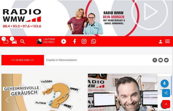 Vorschau von www.radiowmw.de, Radio WMW