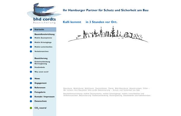 Vorschau von bhd-cordts.de, BHD Cordts
