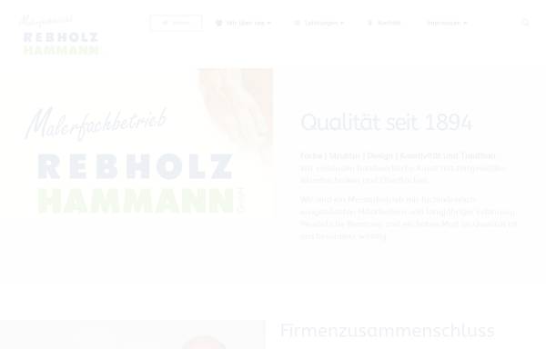 Vorschau von www.rebholz-maler.de, Malerfachbetrieb Phil. Rebholz / Hammann GmbH