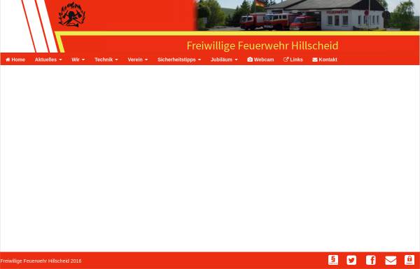 Vorschau von www.feuerwehr-hillscheid.de, Freiwillige Feuerwehr Hillscheid
