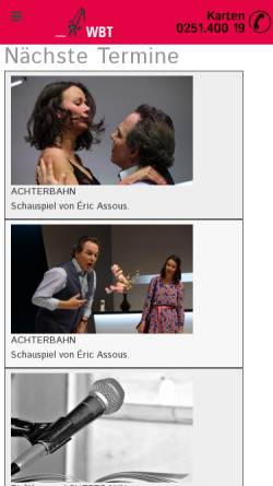 Vorschau der mobilen Webseite www.wolfgang-borchert-theater.de, Wolfgang-Borchert-Theater