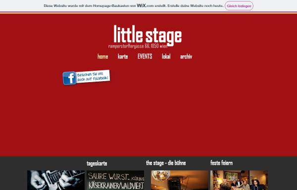 Vorschau von www.littlestage.at, The Little Stage