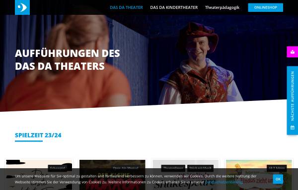 Vorschau von www.dasda.de, Das Da Theater