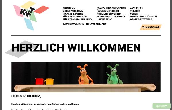 Vorschau von www.k-k-t.de, Kölner Künstler Theater