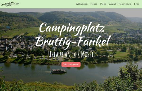 Vorschau von www.campingplatz-bruttig.de, Camping Bruttig