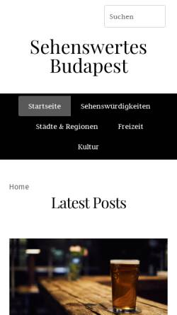 Vorschau der mobilen Webseite www.budapest-net.de, Budapest-net.de