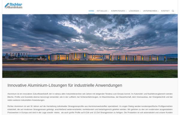 Vorschau von www.richter-aluminium.com, Richter Aluminium GmbH