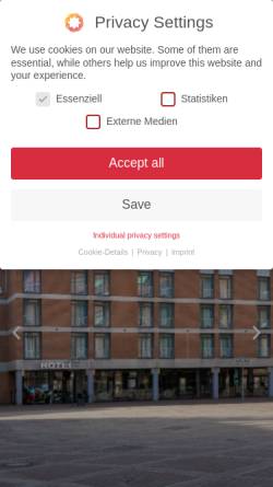 Vorschau der mobilen Webseite www.concorde-hotels.de, Concorde Hotel Ascot