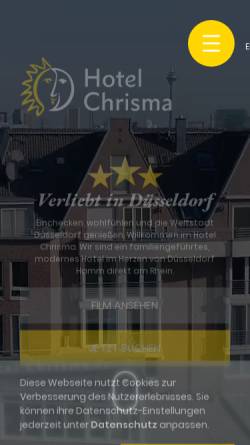 Vorschau der mobilen Webseite www.hotel-chrisma.de, Hotel Chrisma