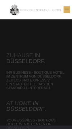 Vorschau der mobilen Webseite www.hotel-wieland.de, Hotel Wieland