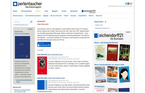 Vorschau von www.perlentaucher.de, Alan Bennett