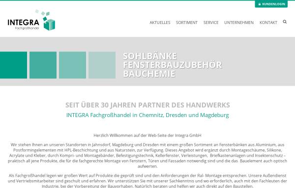 Vorschau von www.integra-handel.de, Integra Fachgroßhandel