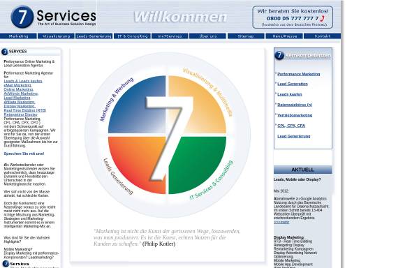 Vorschau von www.7services.de, 7 Services GmbH