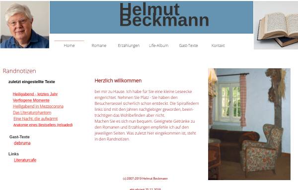 Vorschau von www.helmut-beckmann.de, Helmut Beckmann