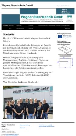 Vorschau der mobilen Webseite www.wagner-stanztechnik-gmbh.de, Wagner Stanztechnik GmbH