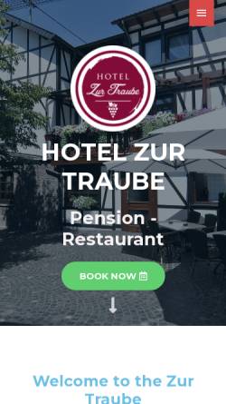 Vorschau der mobilen Webseite www.hotel-zur-traube.eu, Hotel zur Traube