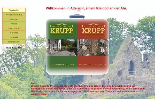 Vorschau von www.pension-krupp.de, Pension Krupp