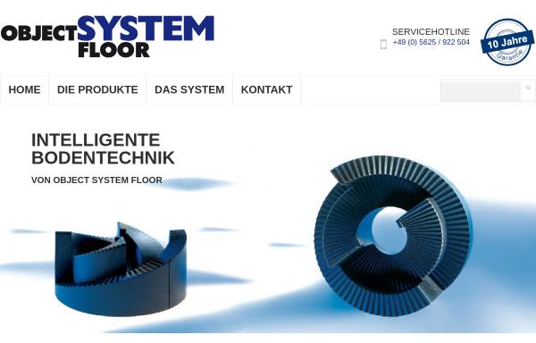 Vorschau von object-systemfloor.de, Object System Floor