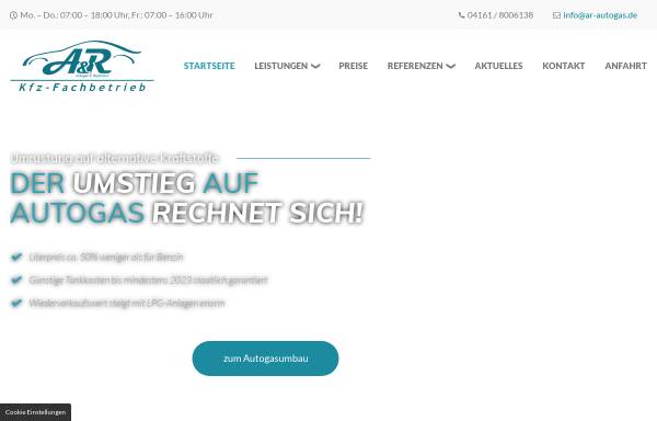 Vorschau von www.ar-autogas-reparatur.de, A & R Autogas und Reparatur