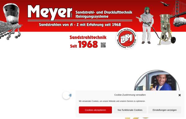 Vorschau von www.sandstrahltechnik.com, Meyer GmbH