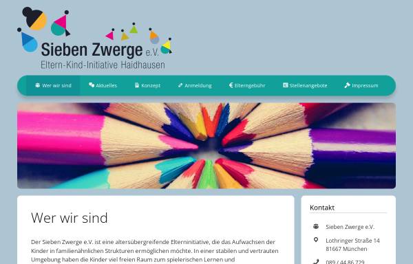 Vorschau von www.siebenzwerge-haidhausen.de, Sieben Zwerge Kindergarten