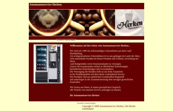Vorschau von www.automatenservice-herken.de, Automatenservice Herken