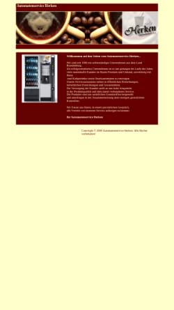 Vorschau der mobilen Webseite www.automatenservice-herken.de, Automatenservice Herken
