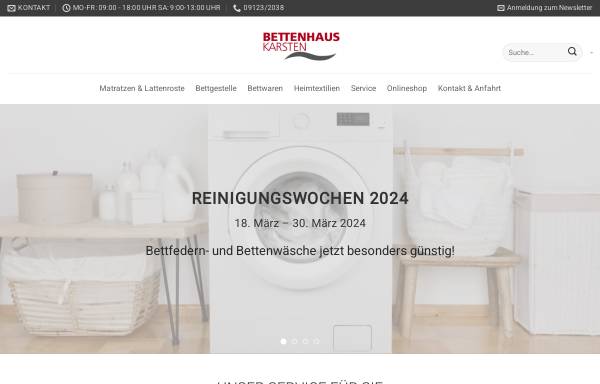 Vorschau von www.bettenhaus-karsten.de, Bettenhaus Karsten